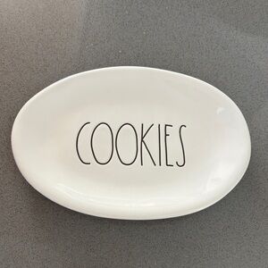 Rae Dunn White Cookie Plate